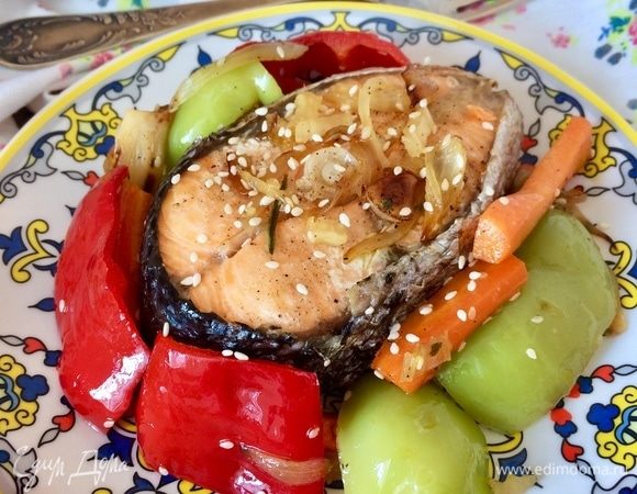 Рыба с овощами