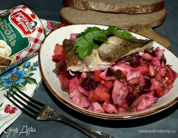 Старорусский винегрет с судаком Старорусский винегрет с судаком