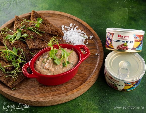 Мусс из тунца с тофу и вялеными томатами