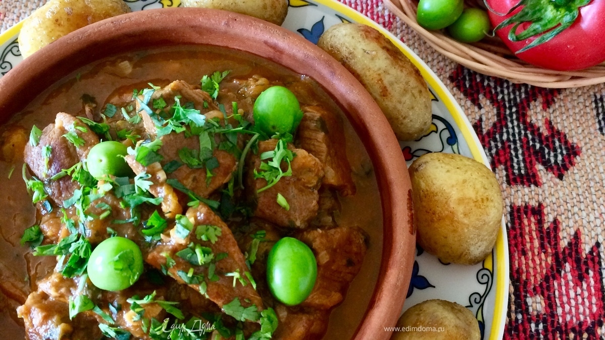 Воскресное тушеное мясо по-грузински