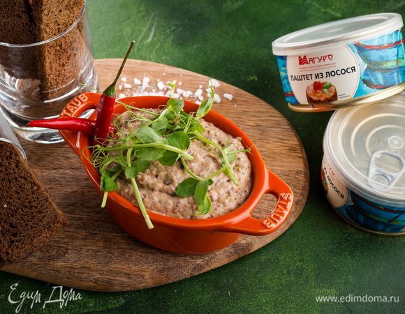 Быстрый паштет из лосося