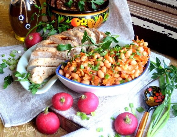 Морковная икра с фасолью Морковная икра с фасолью