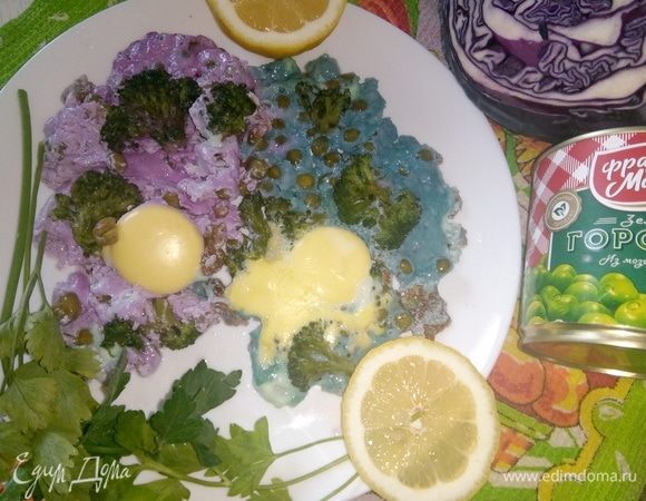 Цветной омлет