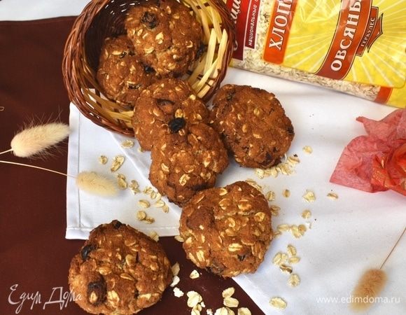 Овсяно-кокосовое печенье Овсяно-кокосовое печенье