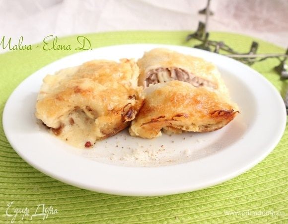 Блинная лазанья с индейкой