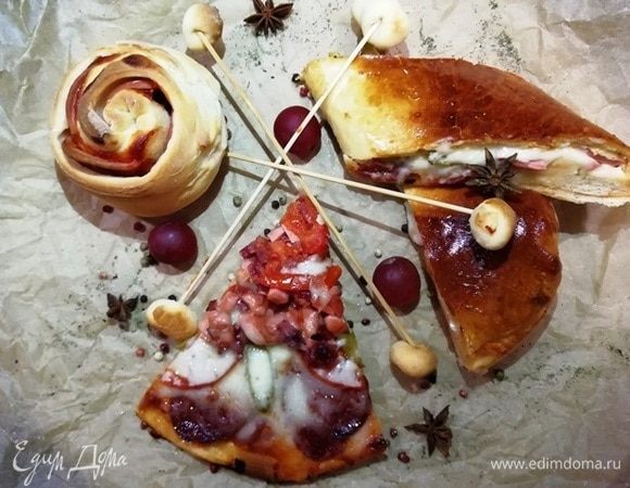 Три пиццы из одного теста «Фестиваль» Три пиццы из одного теста «Фестиваль»