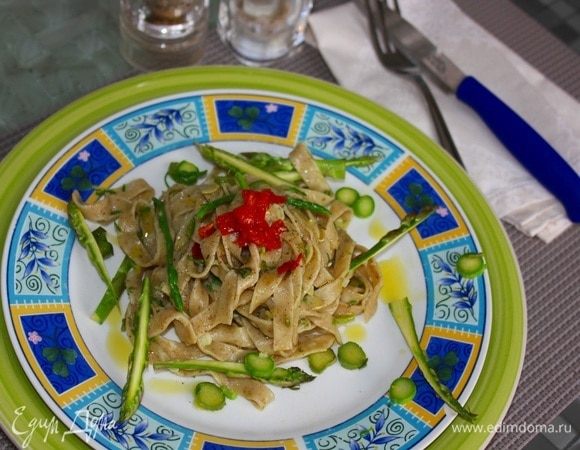 Тальятелле с лесной спаржей Тальятелле с лесной спаржей