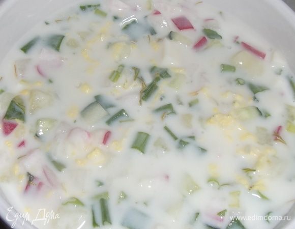 Холодник с кефиром