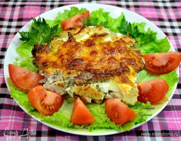 Мясо с картошкой по-деревенски