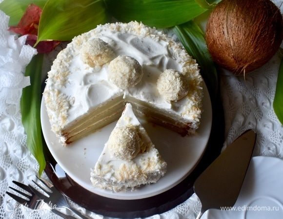 Кокосовый торт «Кокосовое облако» Кокосовый торт «Кокосовое облако»
