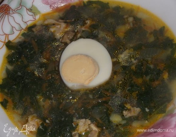 Щи крапивные