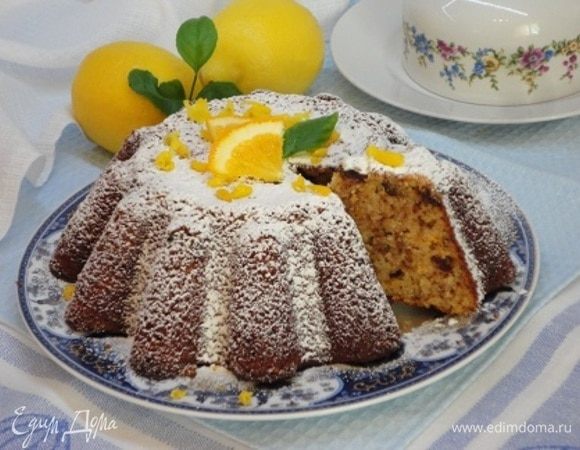 Цитрусовый манник с финиками Цитрусовый манник с финиками