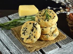 Сырное печенье с маслинами