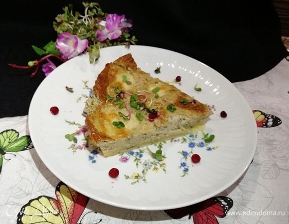 Быстрый пирог с печенью минтая Быстрый пирог с печенью минтая