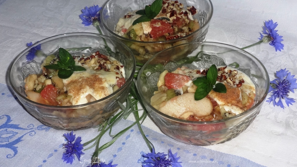 Фруктовый салат с булгуром