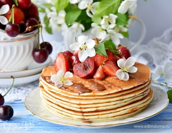 Панкейки из кислого молока