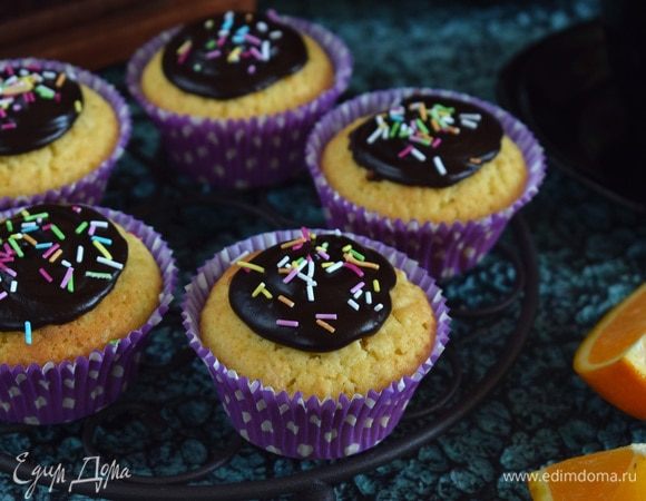 Апельсиновые маффины Апельсиновые маффины