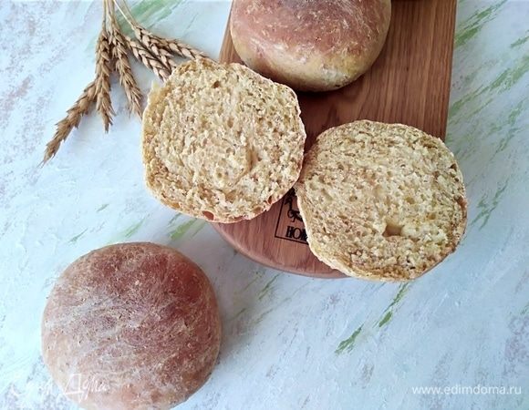 Закусочные булочки с отрубями и горчицей