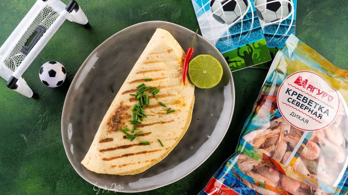 Такос с креветками