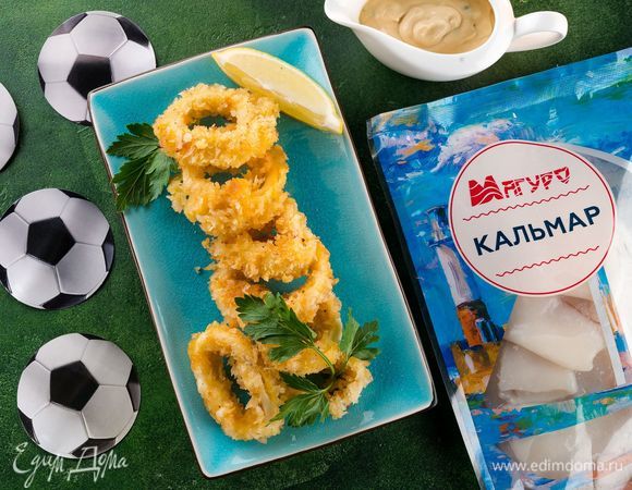 Кольца кальмаров в кляре