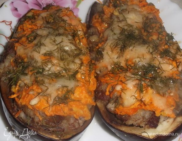 Баклажаны с тушенкой «Простенькие»