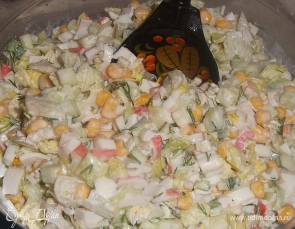 Салат «Нежный краб» Салат «Нежный краб»