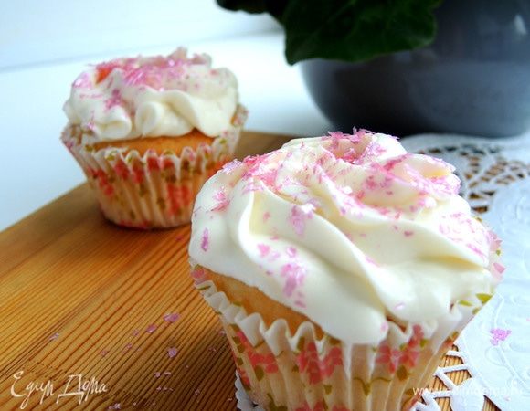 Ванильно-творожные капкейки Ванильно-творожные капкейки