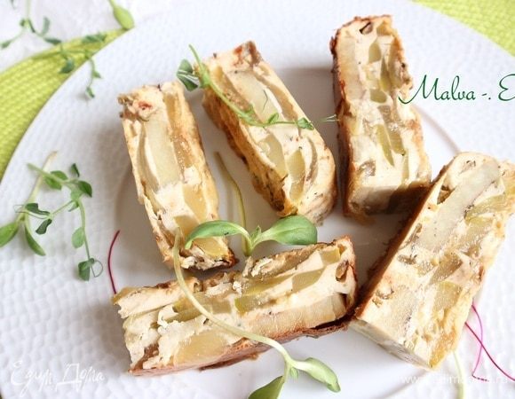 Гратен с кабачками гриль