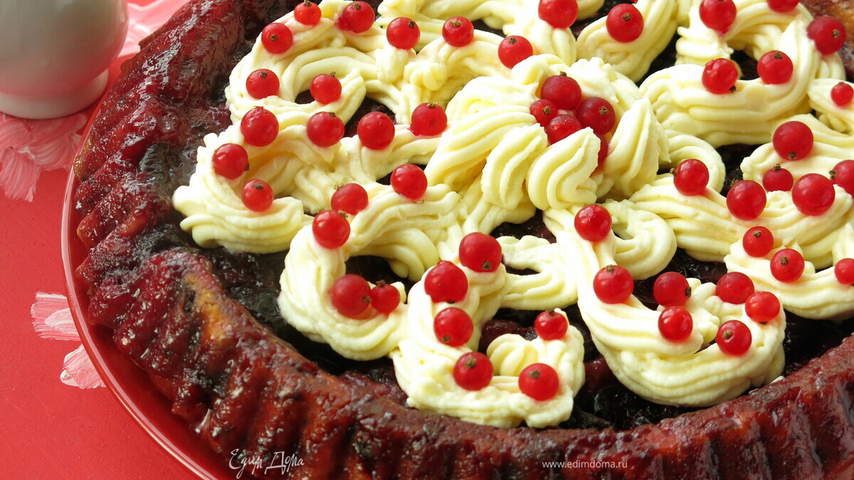 Тарт татен с черешней