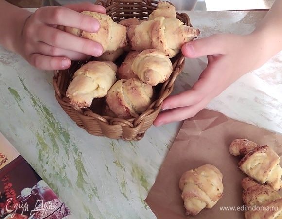 Творожные рогалики 