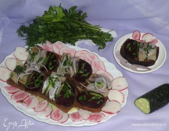 Закуска из сельди по-русски Закуска из сельди по-русски