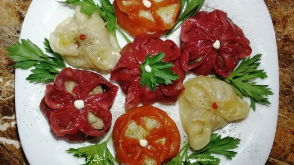 Манты «Летние цветочки»