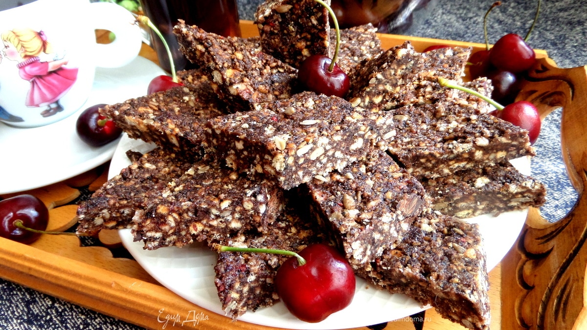 Фадж с малиновым вареньем