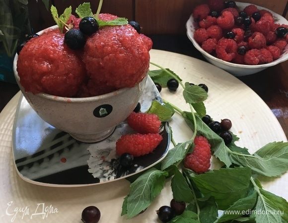 Клубничный сорбет