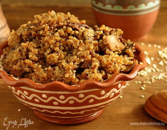 Киноа с грибами Киноа с грибами