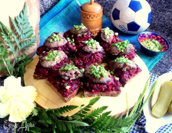 Закуска свекольная с печенью Закуска свекольная с печенью