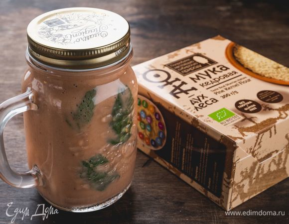 Протеиновый смузи с кедровой мукой