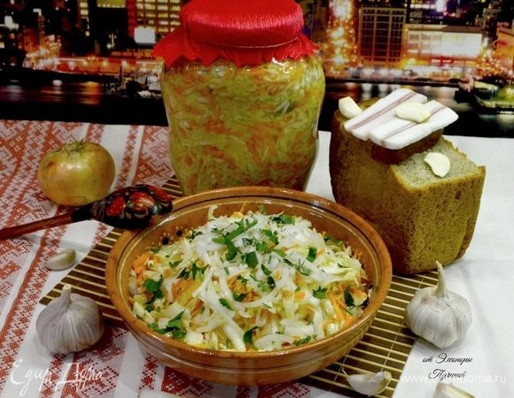 Маринованная капуста с морковью