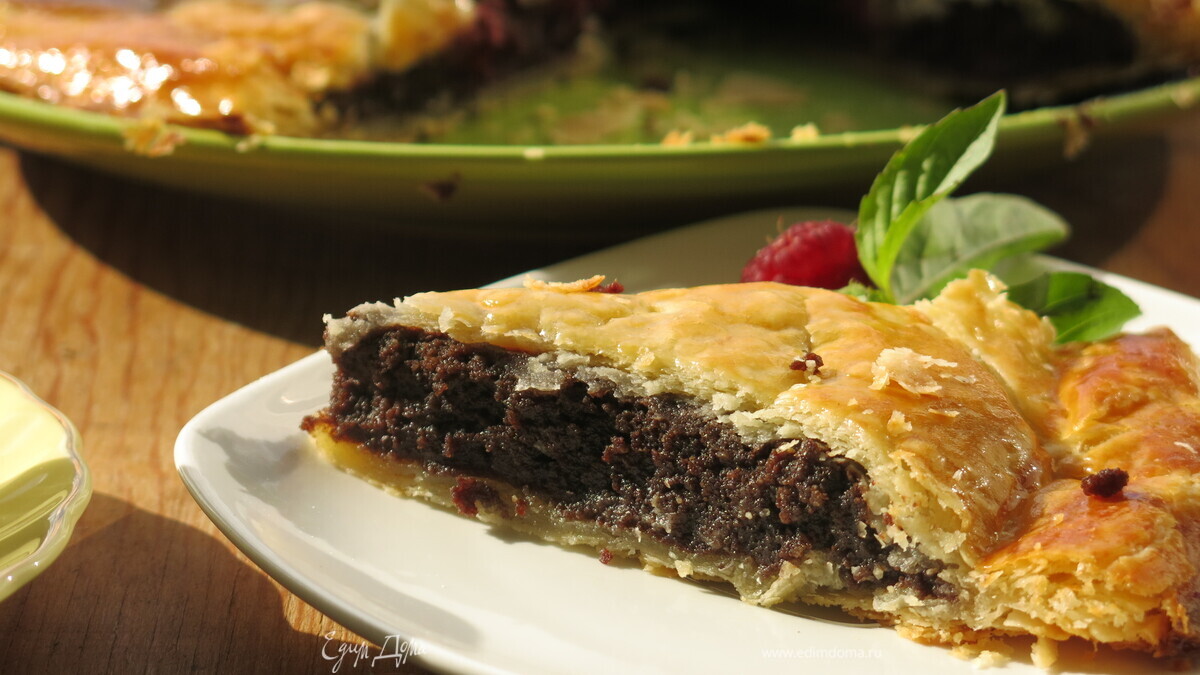 Королевская галета из обратного слоеного теста