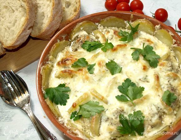 Фрикадельки в картофельных «сотах» Фрикадельки в картофельных «сотах»