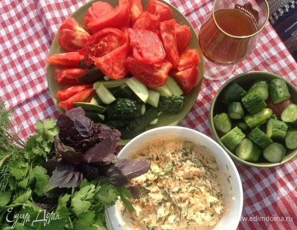 Салат с редькой «Под летние посиделки»