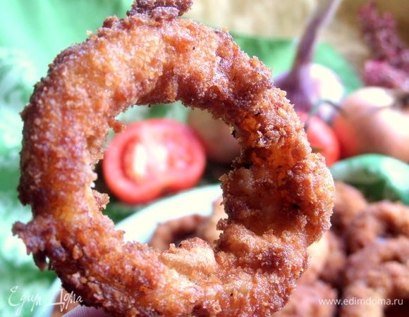 Хрустящие луковые кольца