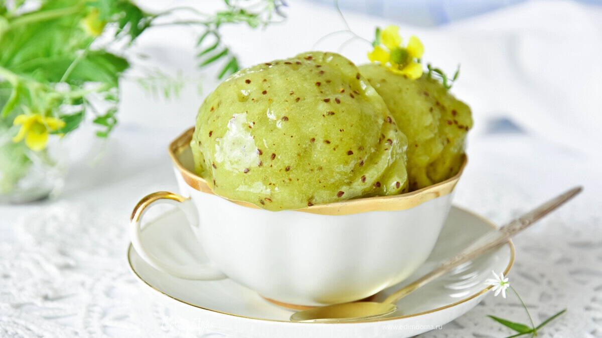 Сорбет из киви