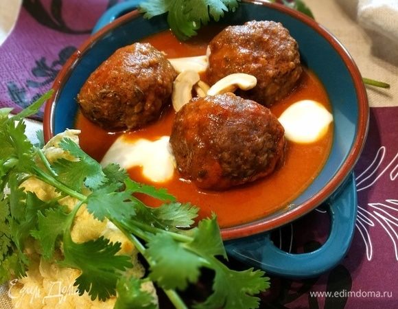 Индийские тефтели с чечевицей