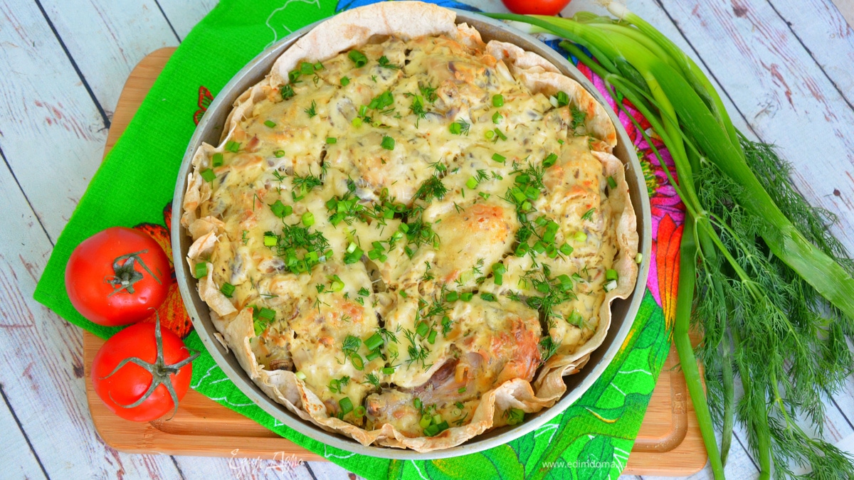 Куриные голени в сметанно-горчичном соусе