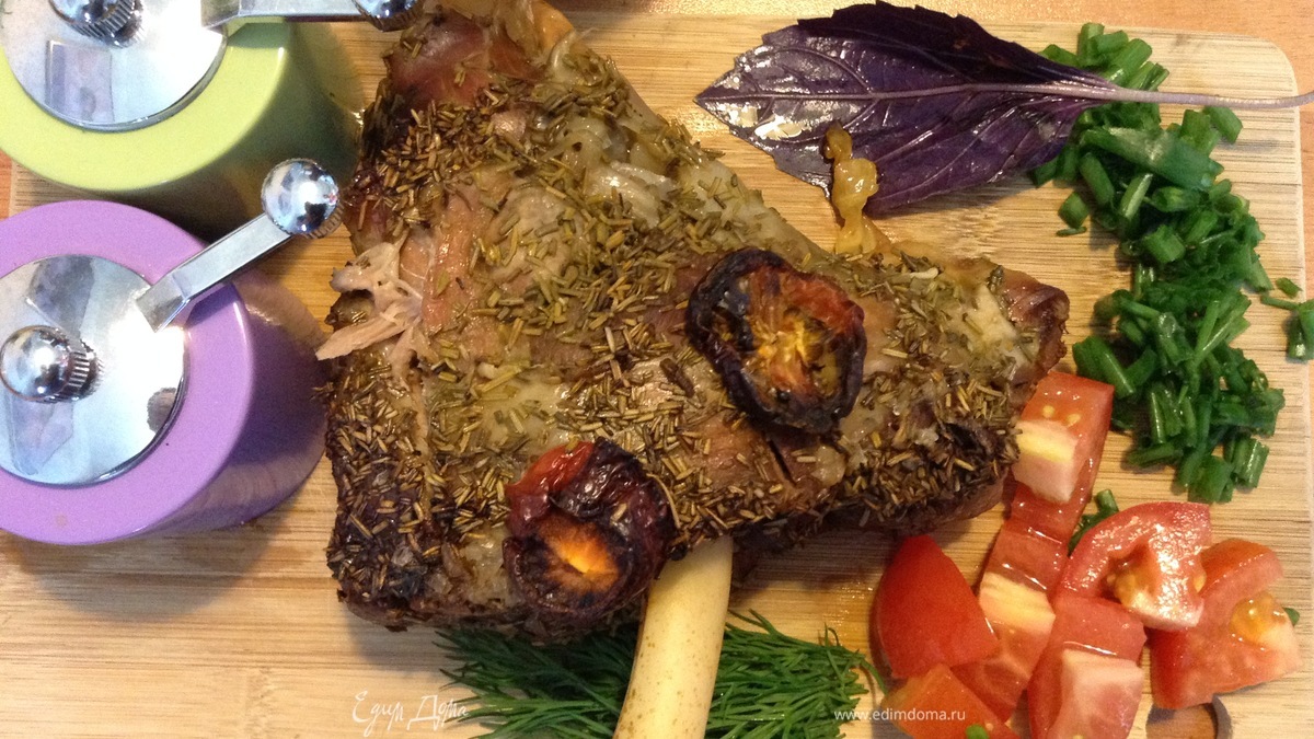 Печеная баранья ножка «Сон в летнюю ночь»