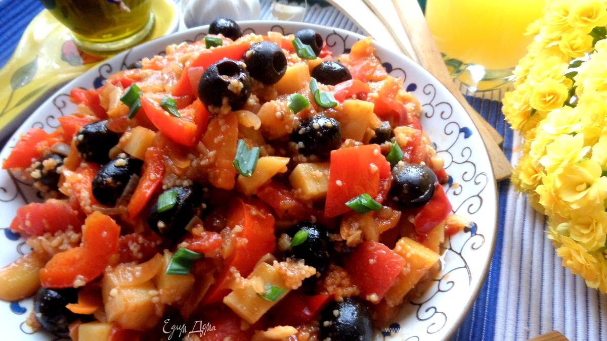 Овощи с кускусом