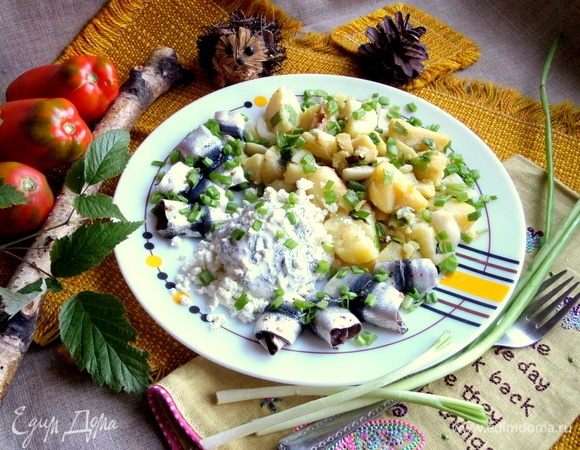 Килька с картошкой и творогом Килька с картошкой и творогом