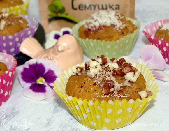 Орехово-кокосовые кексы