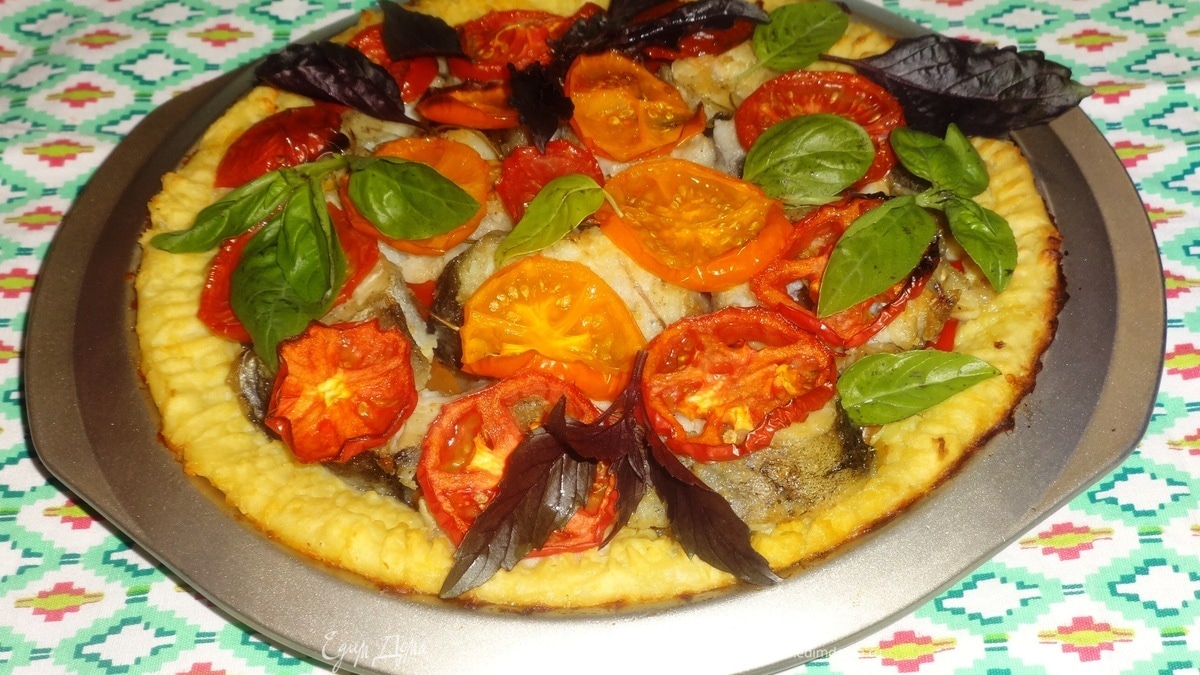 Рыба с картофелем и овощами